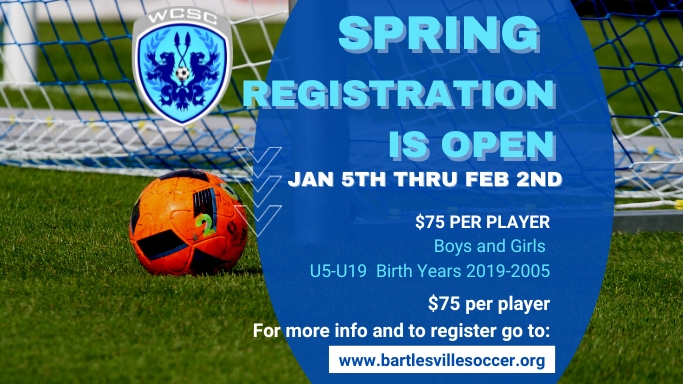 Spring 2024 Registration is now CLOSED!